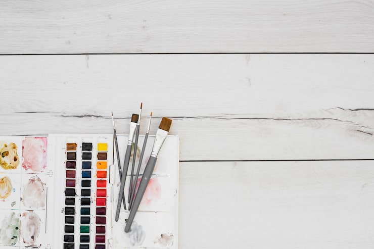 Farbpalette und Textur